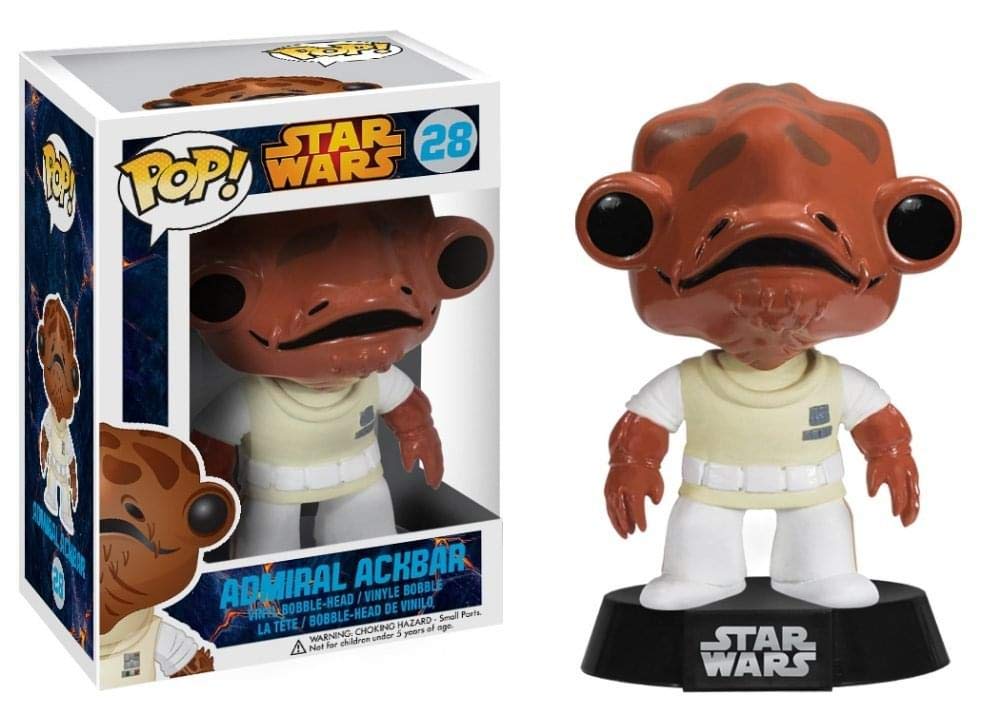 Amazon.com: Funko POP Star Wars: Admiral Ackbar Bobble